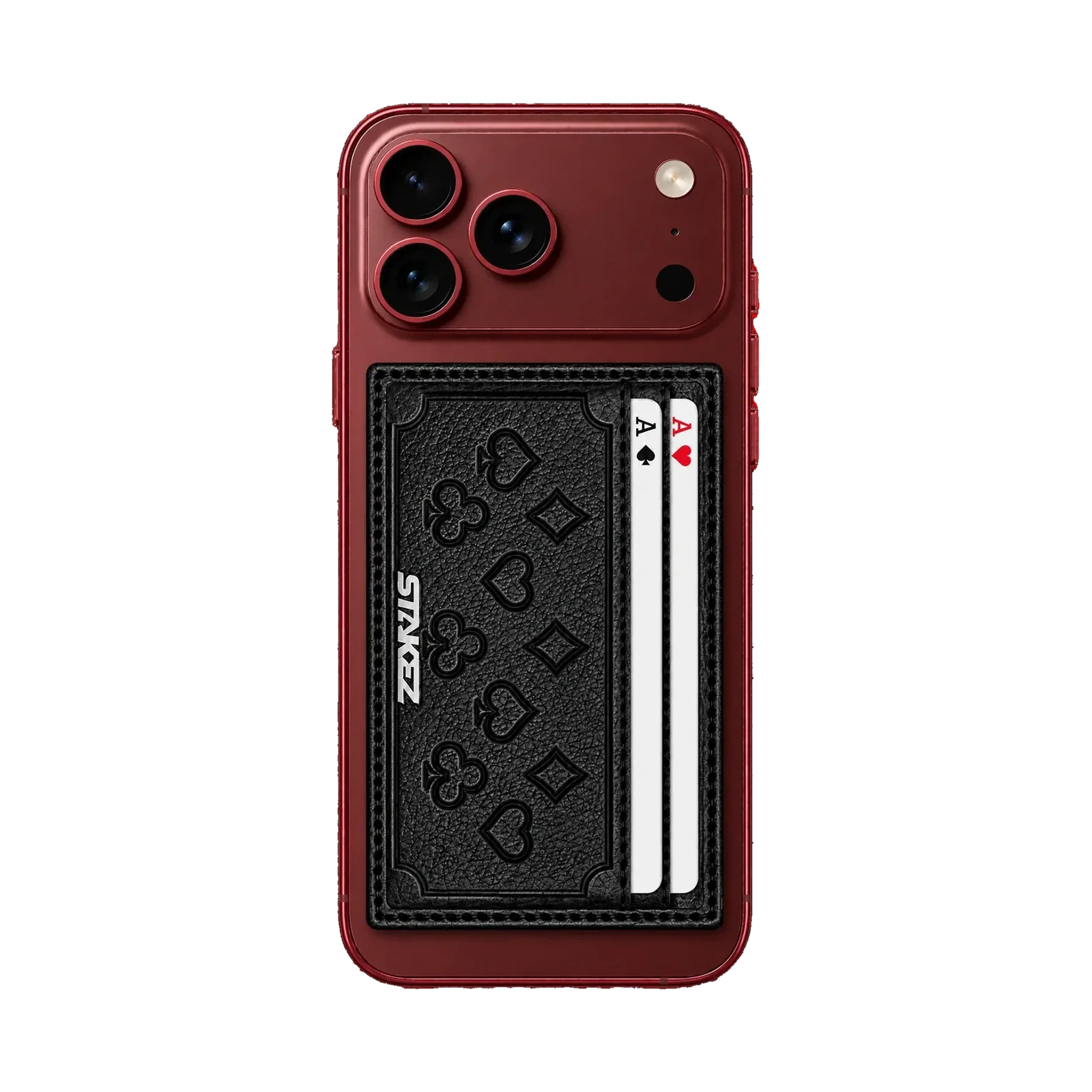 STAKEZ Cardholder magnetisch am iPhone